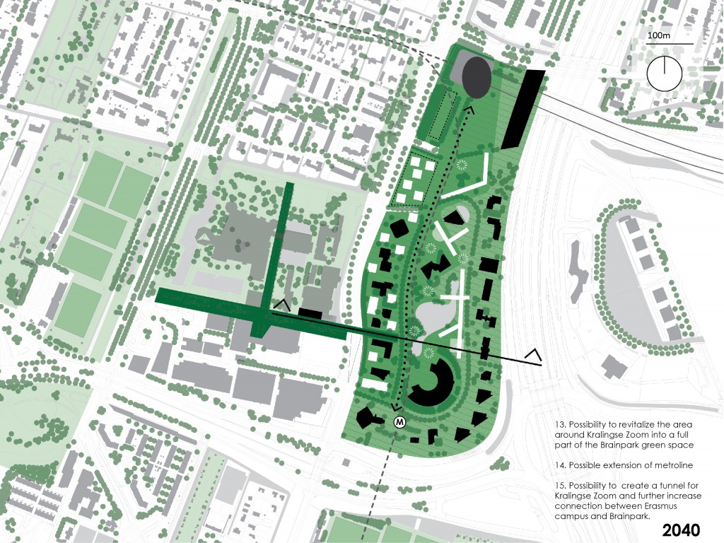 Project Brainpower in Rotterdam in opdracht van Europan 15, shortlist genomineerd van buro moon (rotterdam)