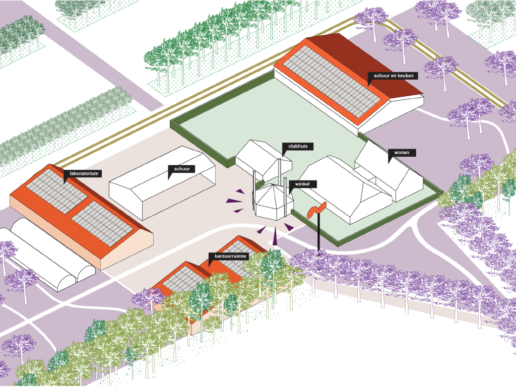 Project Start-up farm in Hoonhorst in opdracht van Decohof van buro moon (rotterdam)