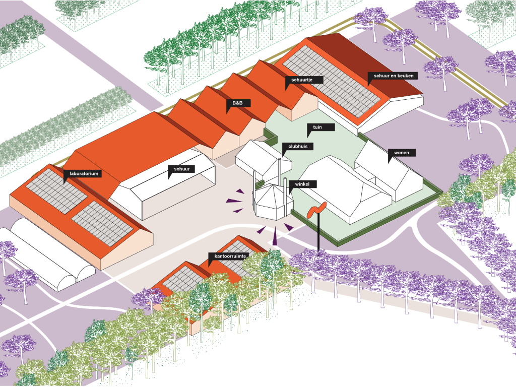 Project Start-up farm in Hoonhorst in opdracht van Decohof van buro moon (rotterdam)